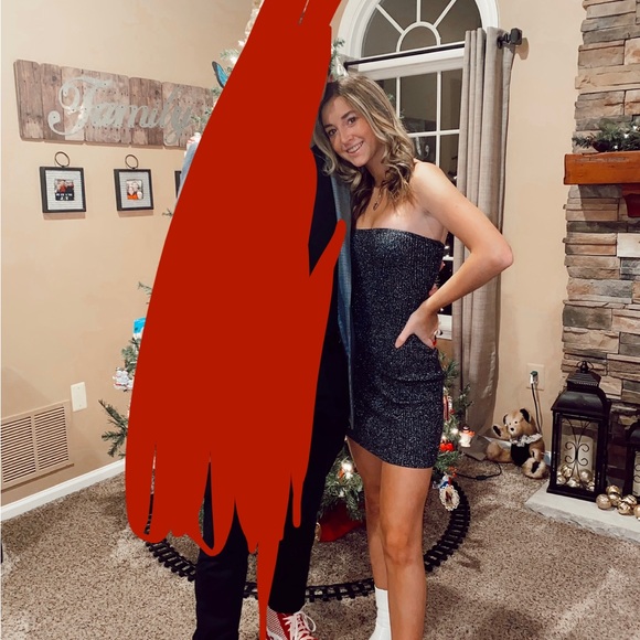 Abercrombie Strapless Black Dress - Picture 2 of 6